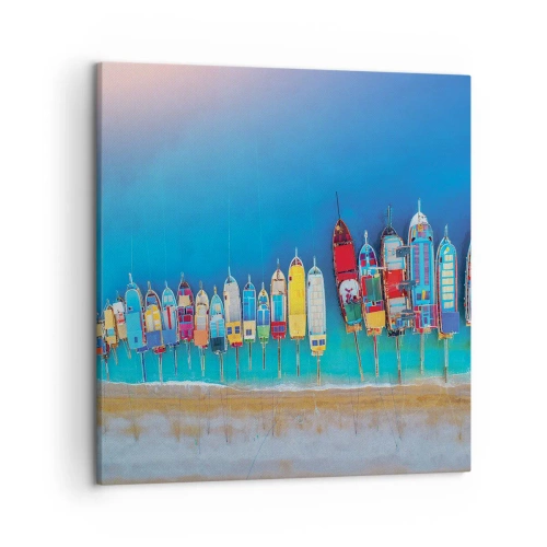 Tablou pe pânză - Din perspectiva unei păsări - 50x50 cm