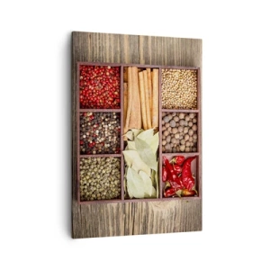 Tablou pe pânză - Ordine de forme, buchet de arome - 50x70 cm