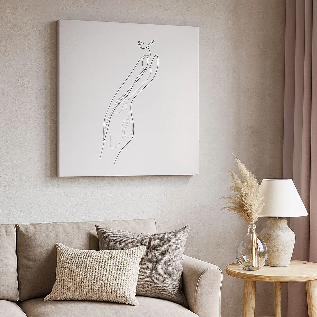 Tablou pe pânză - Abia o promisiune - 30x30 cm