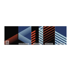 Mostră tapet autocolant Deluxe Sticker - O poveste simplă - Abstracția, Bucată, Linie de arta - 100x30 cm