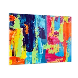 Tablou pe sticlă - Viața este frumoasă! - 100x70 cm