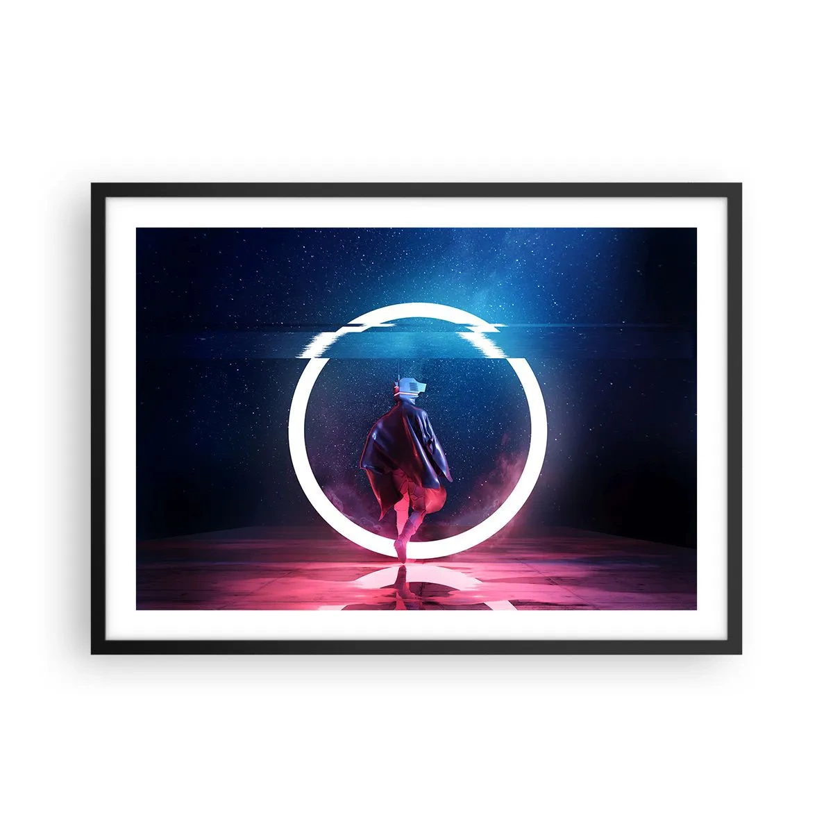 Poster în ramă neagră - Între lumi - 70x50 cm