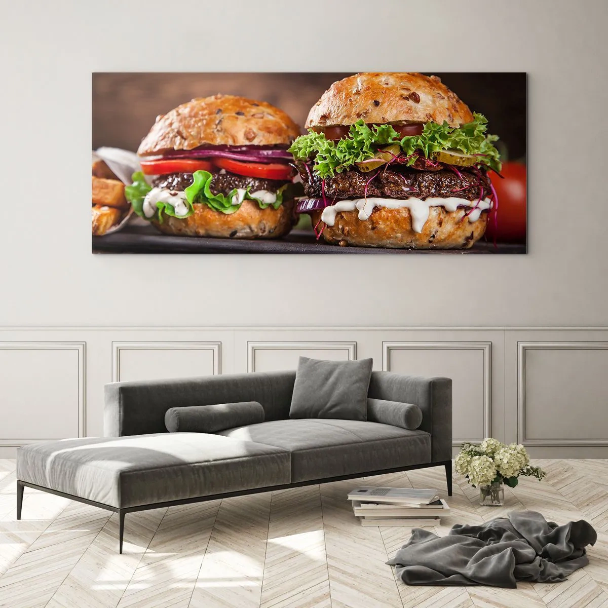 Tablou pe sticlă - American dream - 100x40 cm