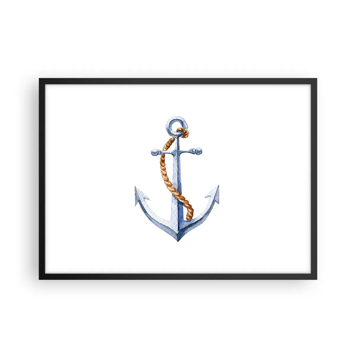 Poster în ramă neagră - Ahoy aventura! - 70x50 cm