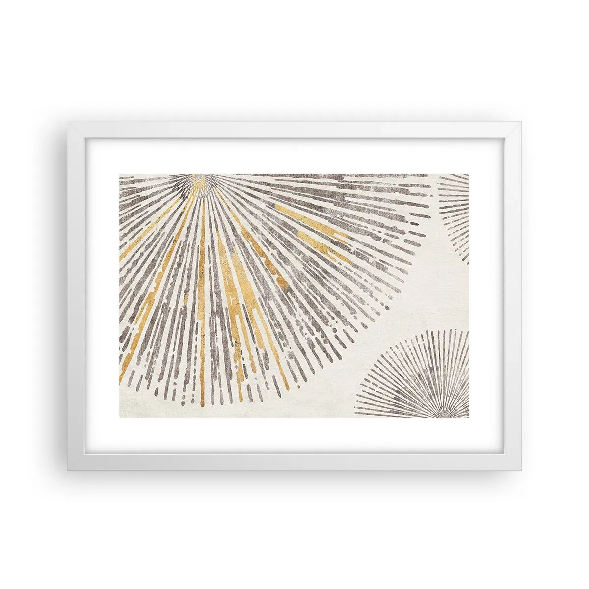 Poster în ramă albă - Frumusețea razei - 40x30 cm