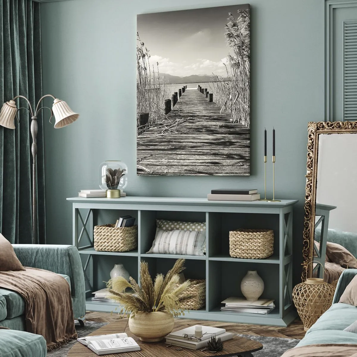 Tablou pe pânză - În intimitatea ierburilor - 70x100 cm