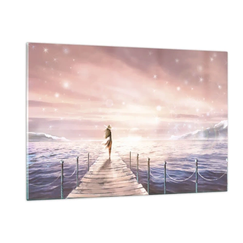 Tablou pe sticlă - În lumina unui vis - 120x80 cm