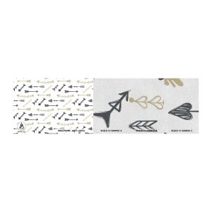 Mostră tapet Premium Sand - Visul arcașului - Abstracția, Săgeată, Boho - 100x30 cm