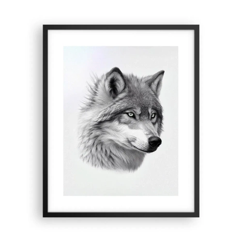 Poster în ramă neagră - Alfa - fără îndoială - 40x50 cm