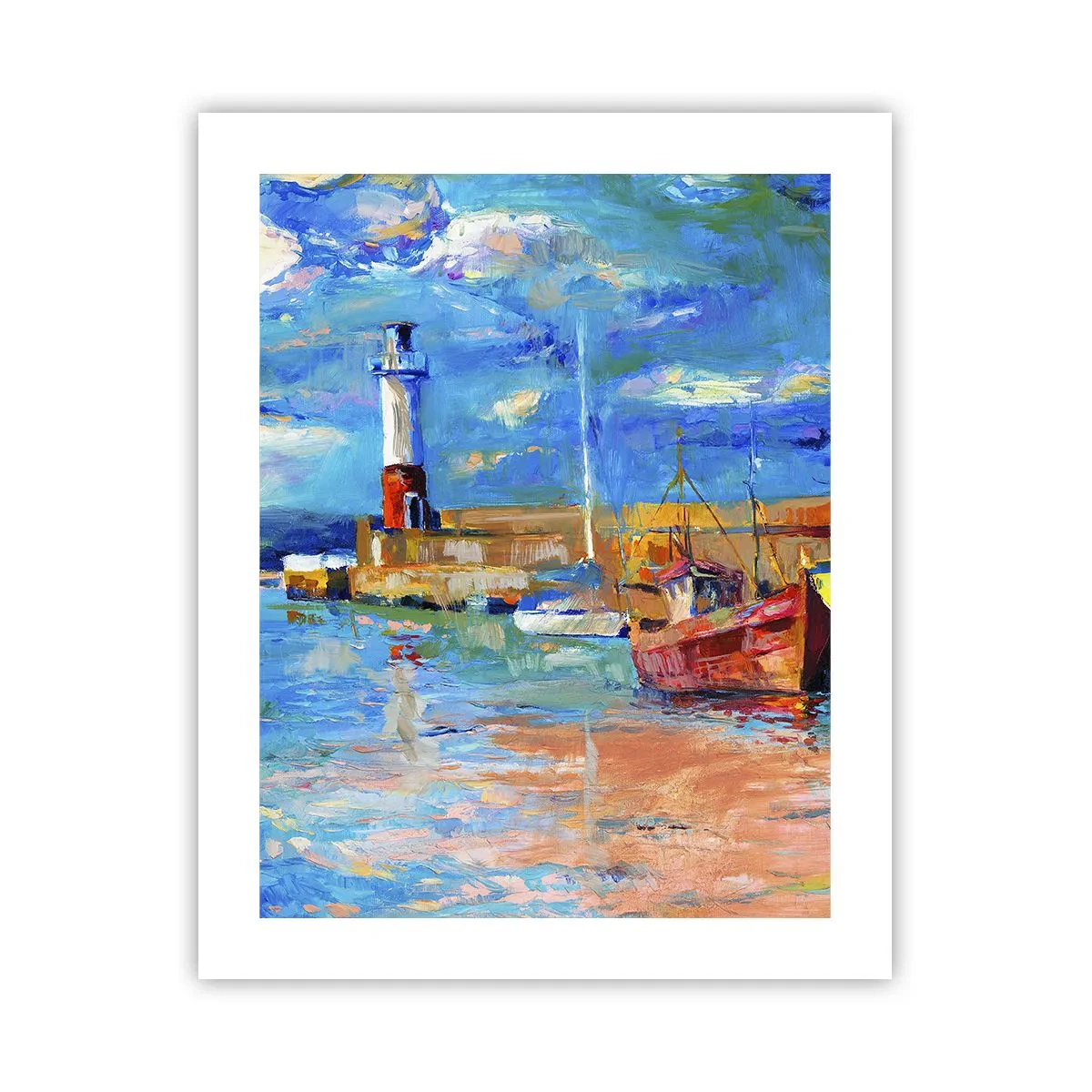 Poster - După-amiază în golful de curcubeu - 40x50 cm