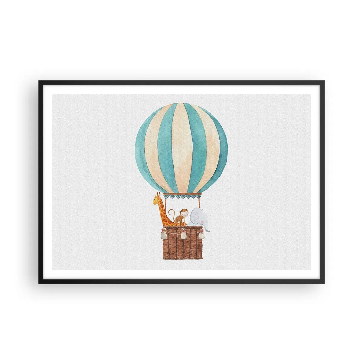 Poster în ramă neagră - O călătorie fantastică - 100x70 cm