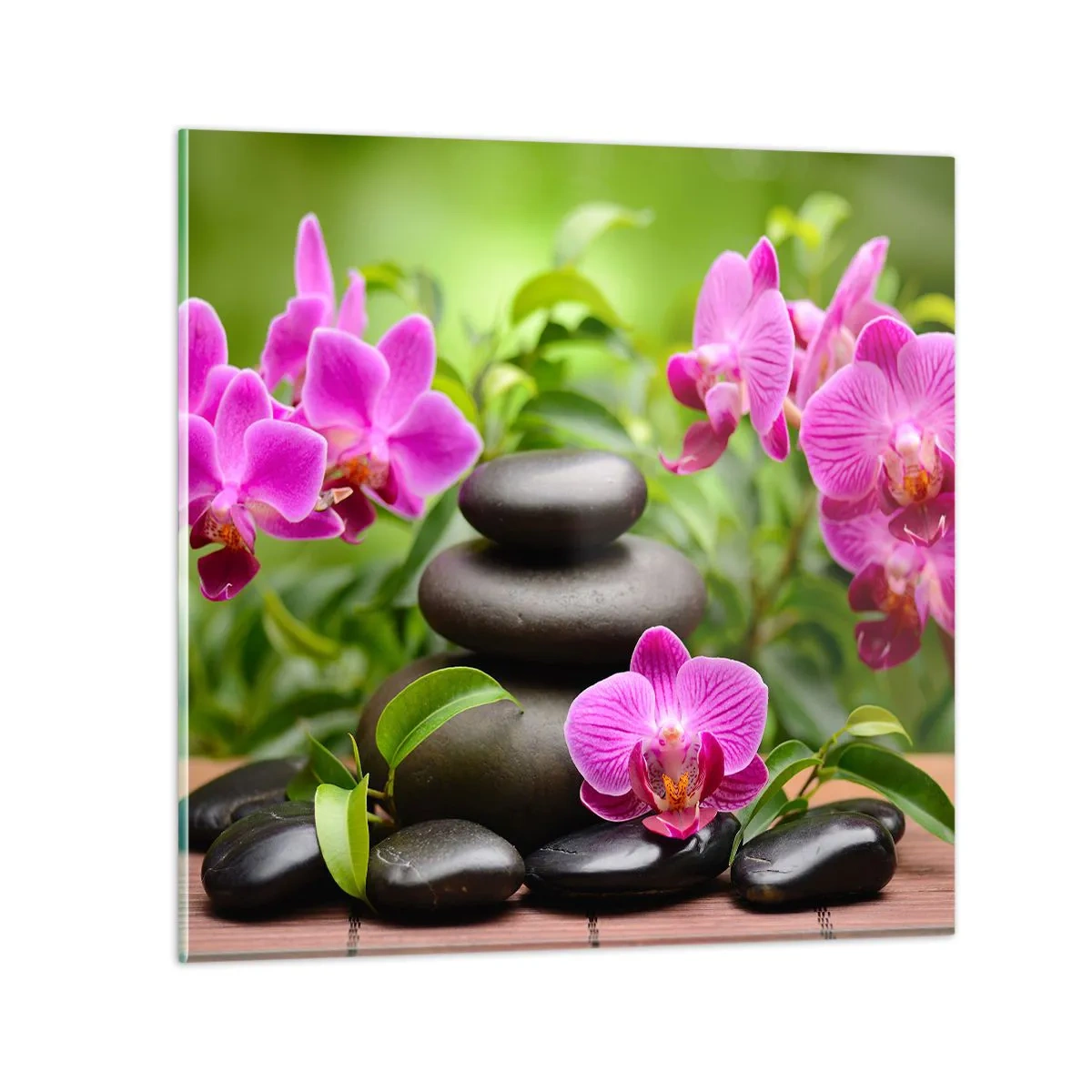 Tablou pe sticlă - Piramida de liniște - 40x40 cm