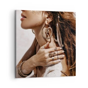 Tablou pe pânză - Regina plajei sălbatice - 50x50 cm