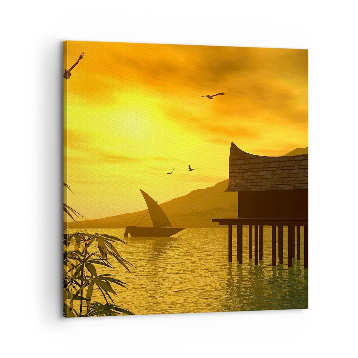 Tablou pe pânză - Pacea dorită - 60x60 cm