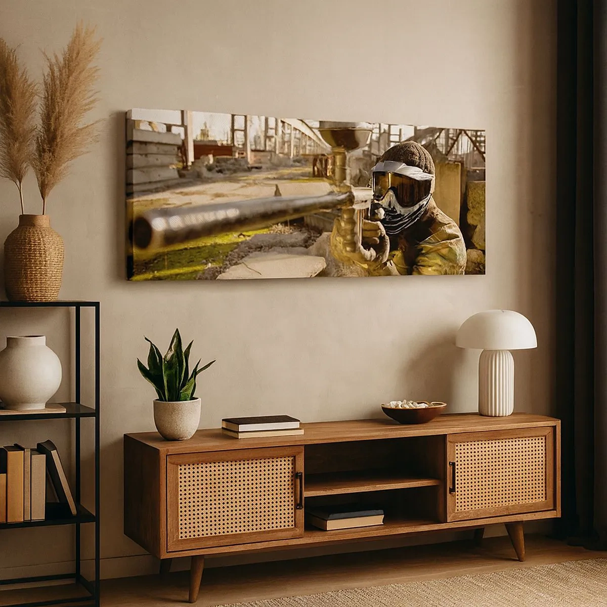 Tablou pe pânză - Și tu poți fi erou - 100x40 cm