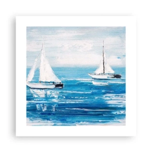 Poster - Cu un prieten alături de tine - 40x40 cm