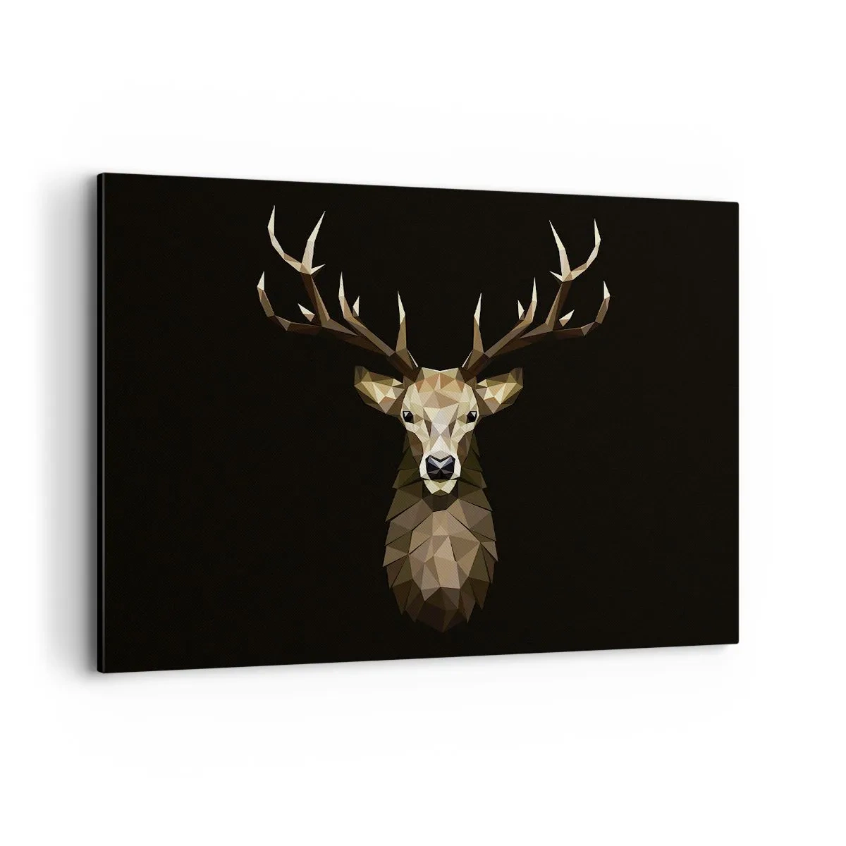 Tablou pe pânză - Cerb cubist - 120x80 cm