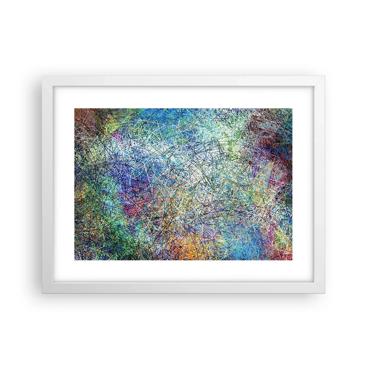 Poster în ramă albă - Nu este atât de simplu - 40x30 cm