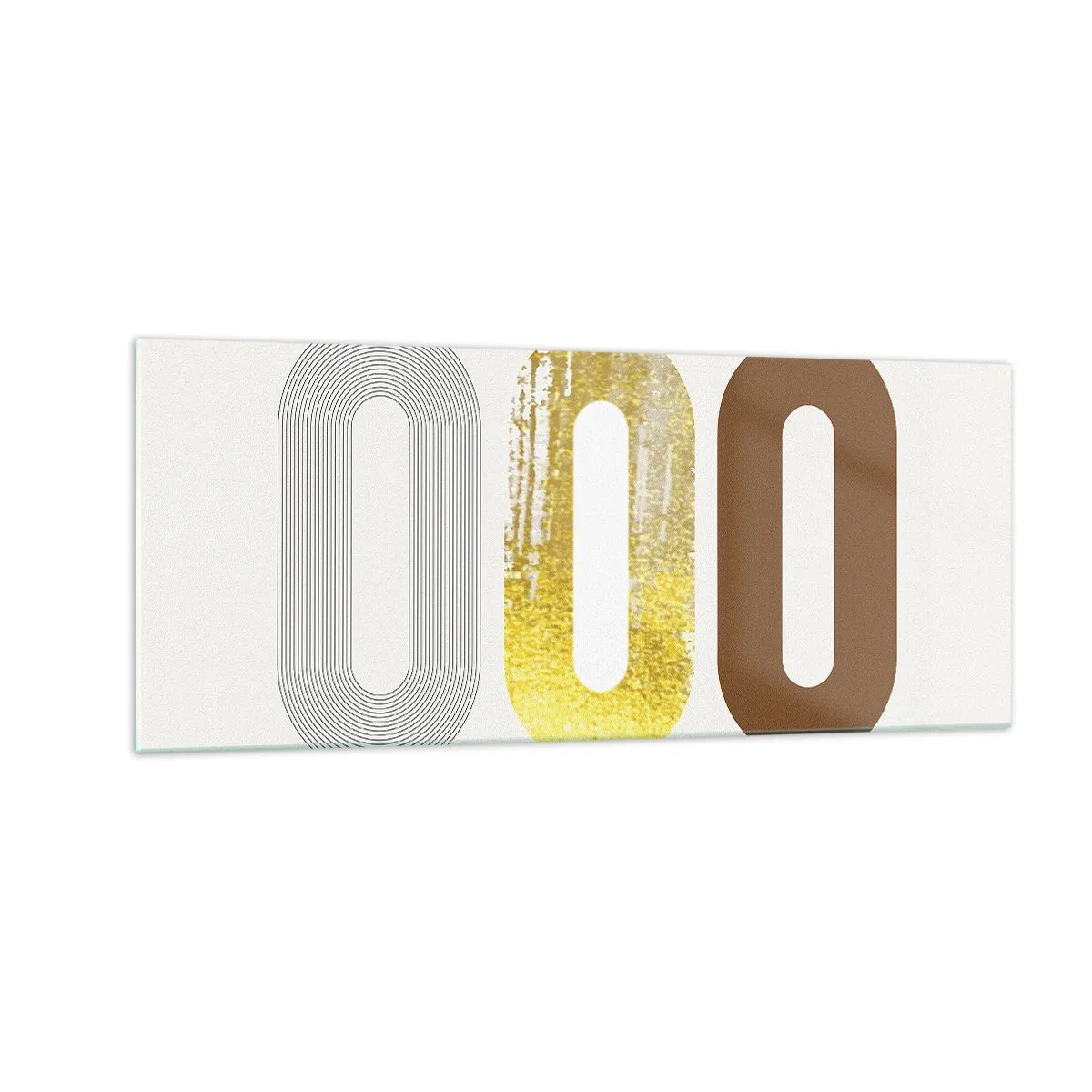 Tablou pe sticlă - Ooo! - 100x40 cm