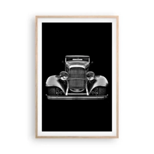 Poster în ramă de stejar deschis - Un adevărat gentleman - 61x91 cm