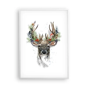 Poster în ramă albă - În ținută festivă - 70x100 cm