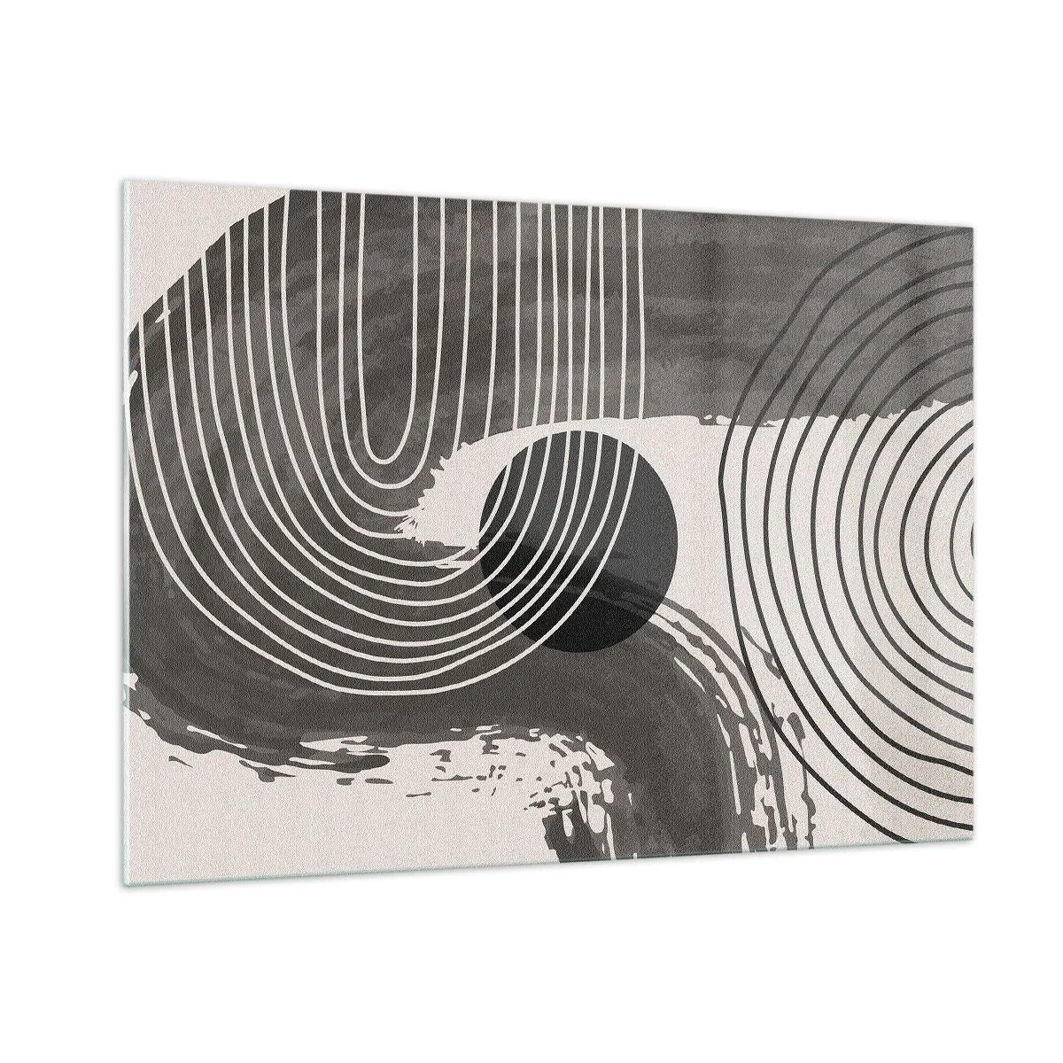 Tablou pe sticlă - Ovalul câștigă - 100x70 cm