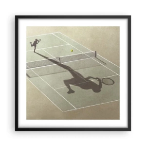 Poster în ramă neagră - Învinge-te pe tine însuți - 50x50 cm