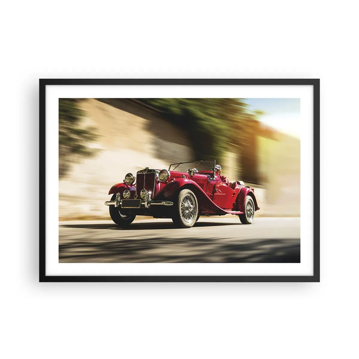 Poster în ramă neagră - Mai frumoasă decât Nike din Samothrace - 70x50 cm