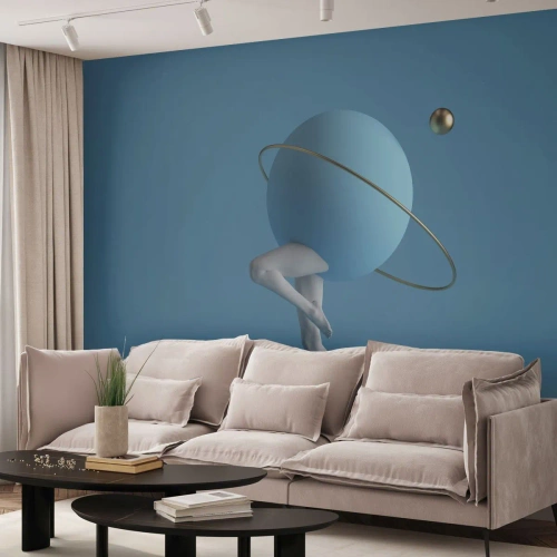 Tapet Standard Eco - Și planetele o iau razna - Abstracția, Picioarele, Tridimensional - 250x175 cm