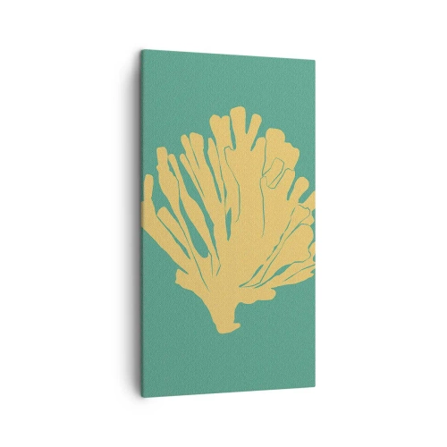 Tablou pe pânză - Tufișul din pădurea subacvatică - 45x80 cm