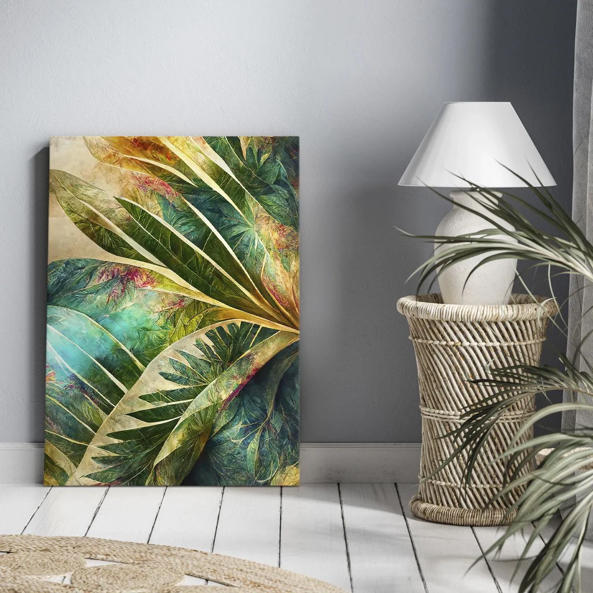 Tablou pe pânză - Culorile tropicelor - 80x120 cm