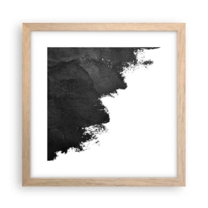 Poster în ramă de stejar deschis - Elemente: pământ - 30x30 cm