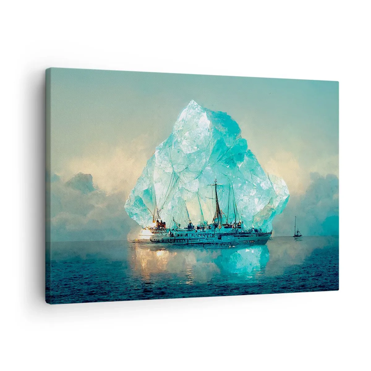 Tablou pe pânză - Diamant arctic - 70x50 cm