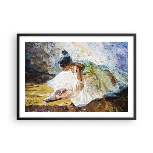 Poster în ramă neagră - Dintr-un tablou de Degas - 70x50 cm