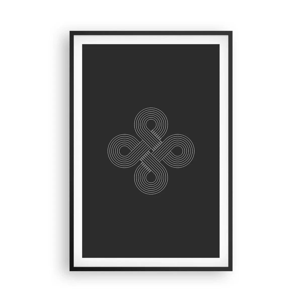 Poster în ramă neagră - În spirit celtic - 61x91 cm