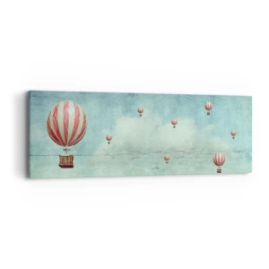 Tablou pe pânză - Liber de agitația vieții - 90x30 cm