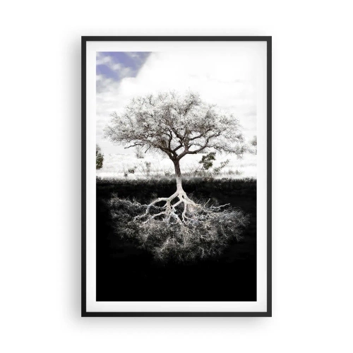 Poster în ramă neagră - Descoperire - 61x91 cm