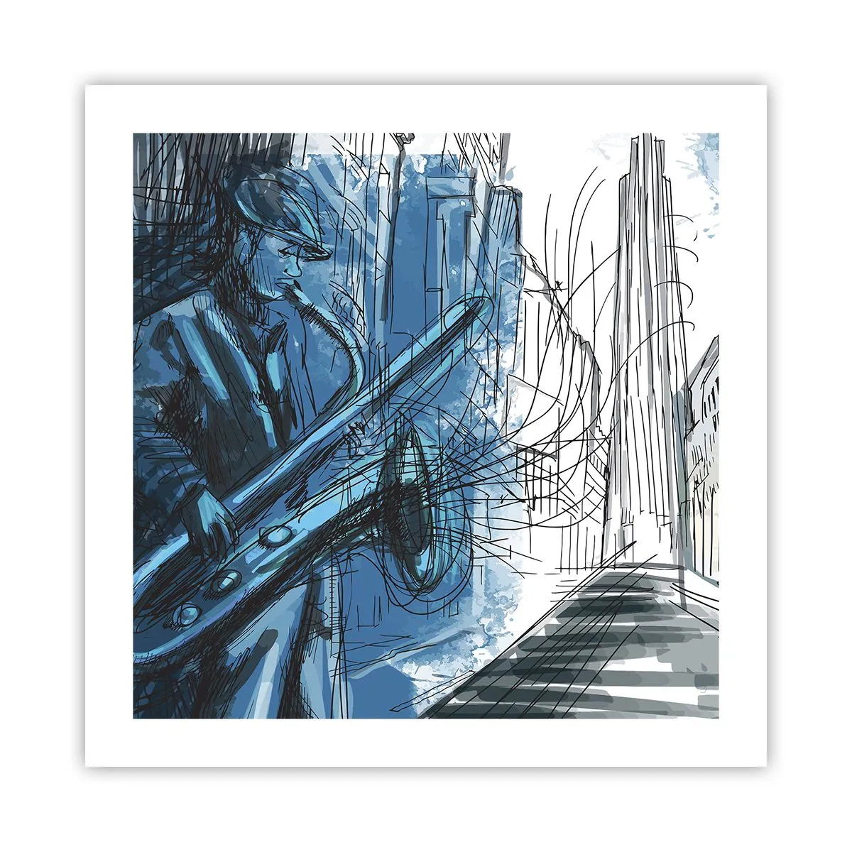 Poster - Rapsodie urbană - 50x50 cm