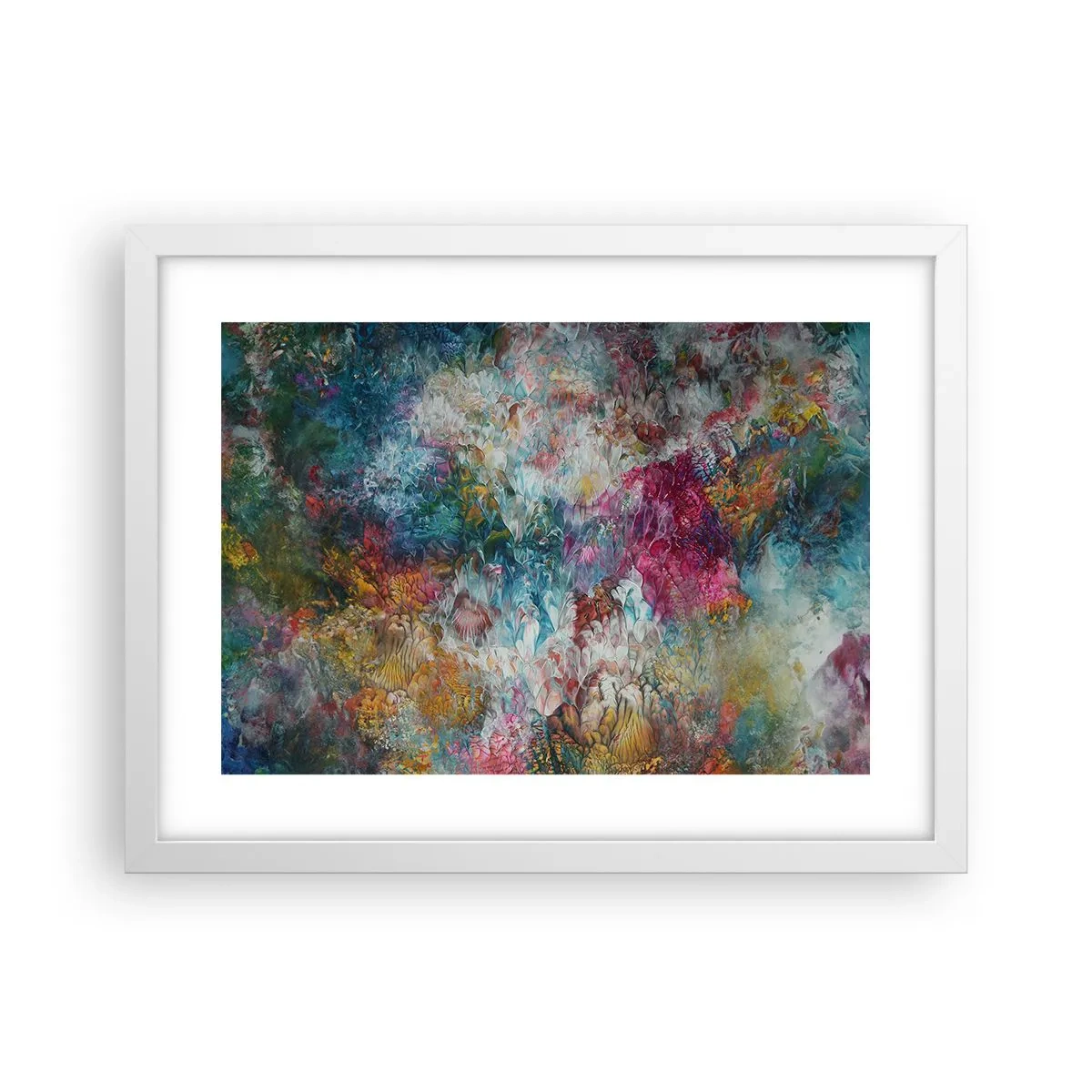 Poster în ramă albă - În plină înflorire - 40x30 cm