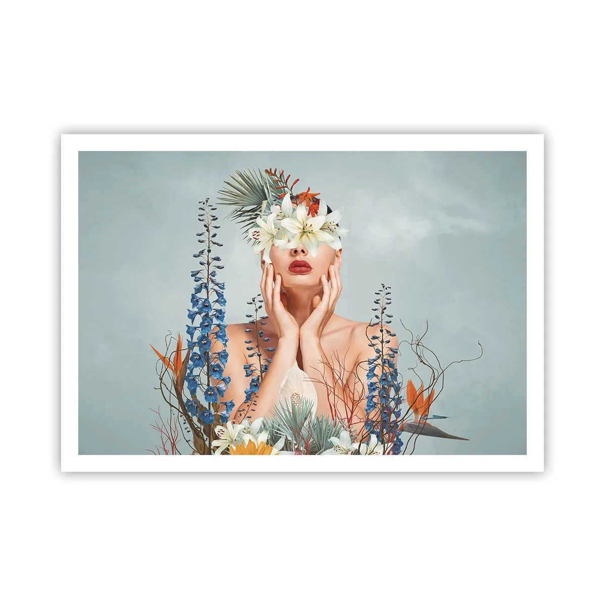 Poster - Femeia floare - 100x70 cm