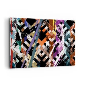 Tablou pe pânză - La pătrat - 100x70 cm