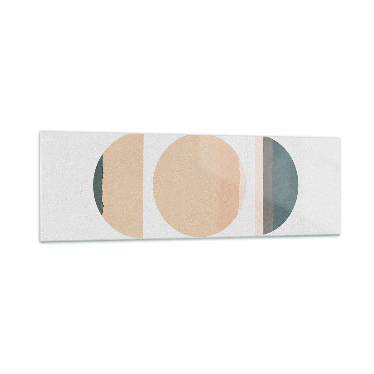 Tablou pe sticlă - Roată cu roată - 160x50 cm