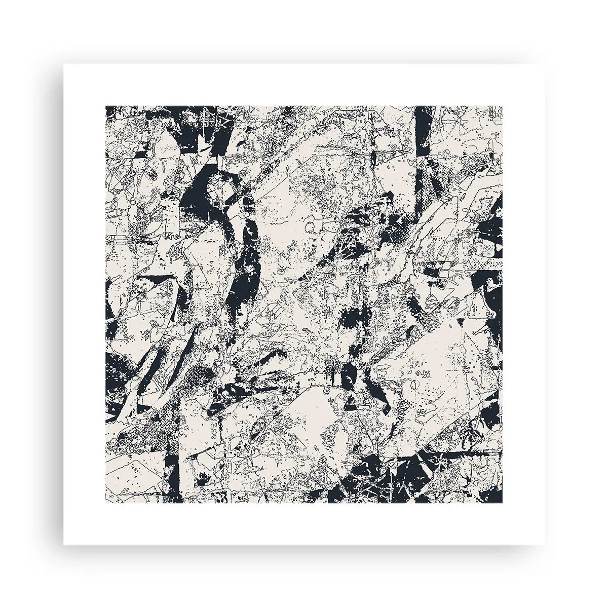Poster - Întrepătrunderea contrariilor - 40x40 cm