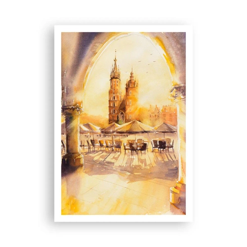Poster - Răsărit în Cracovia - 70x100 cm