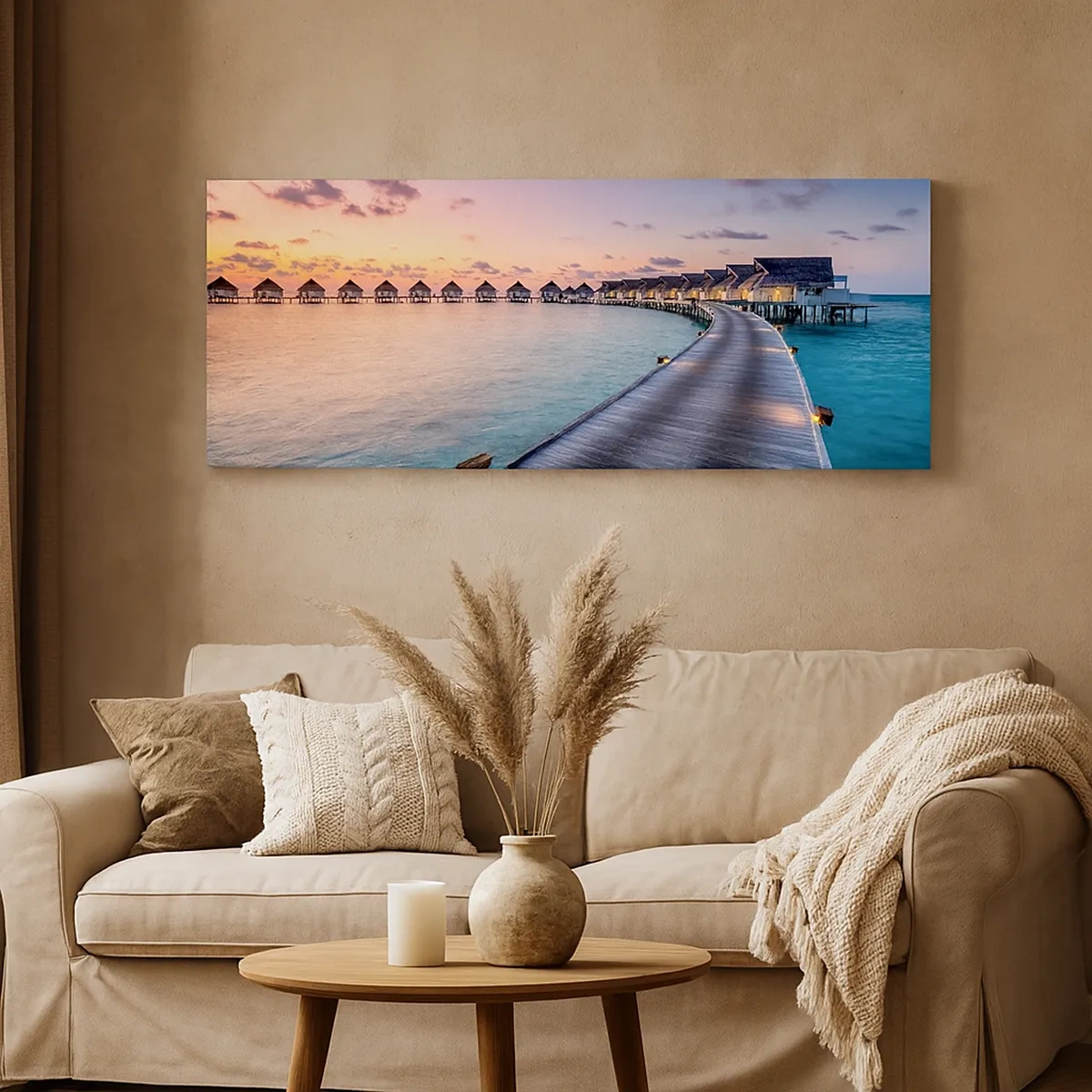 Tablou pe pânză - Vacanță - înapoi la sursă - 30x30 cm