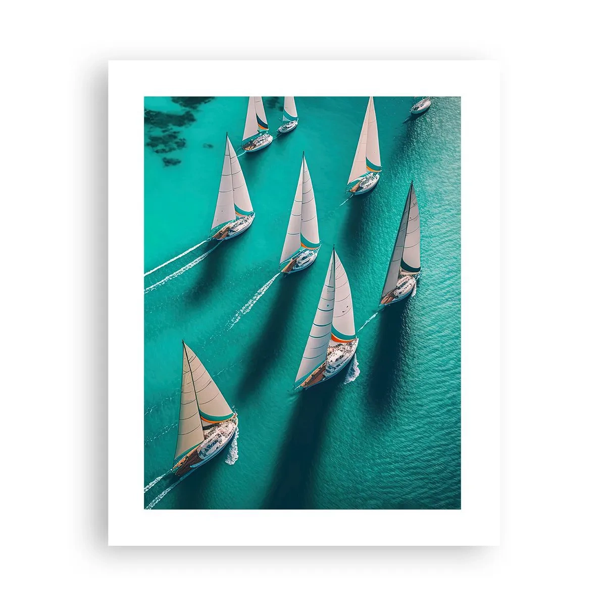 Poster - Cursa cu vântul - 40x50 cm