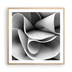 Poster în ramă de stejar deschis - Se întâmplă în spațiu - 60x60 cm