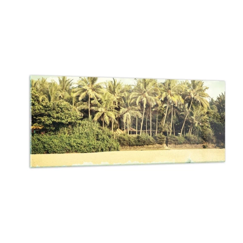 Tablou pe sticlă - Ce zici de aici? - 100x40 cm