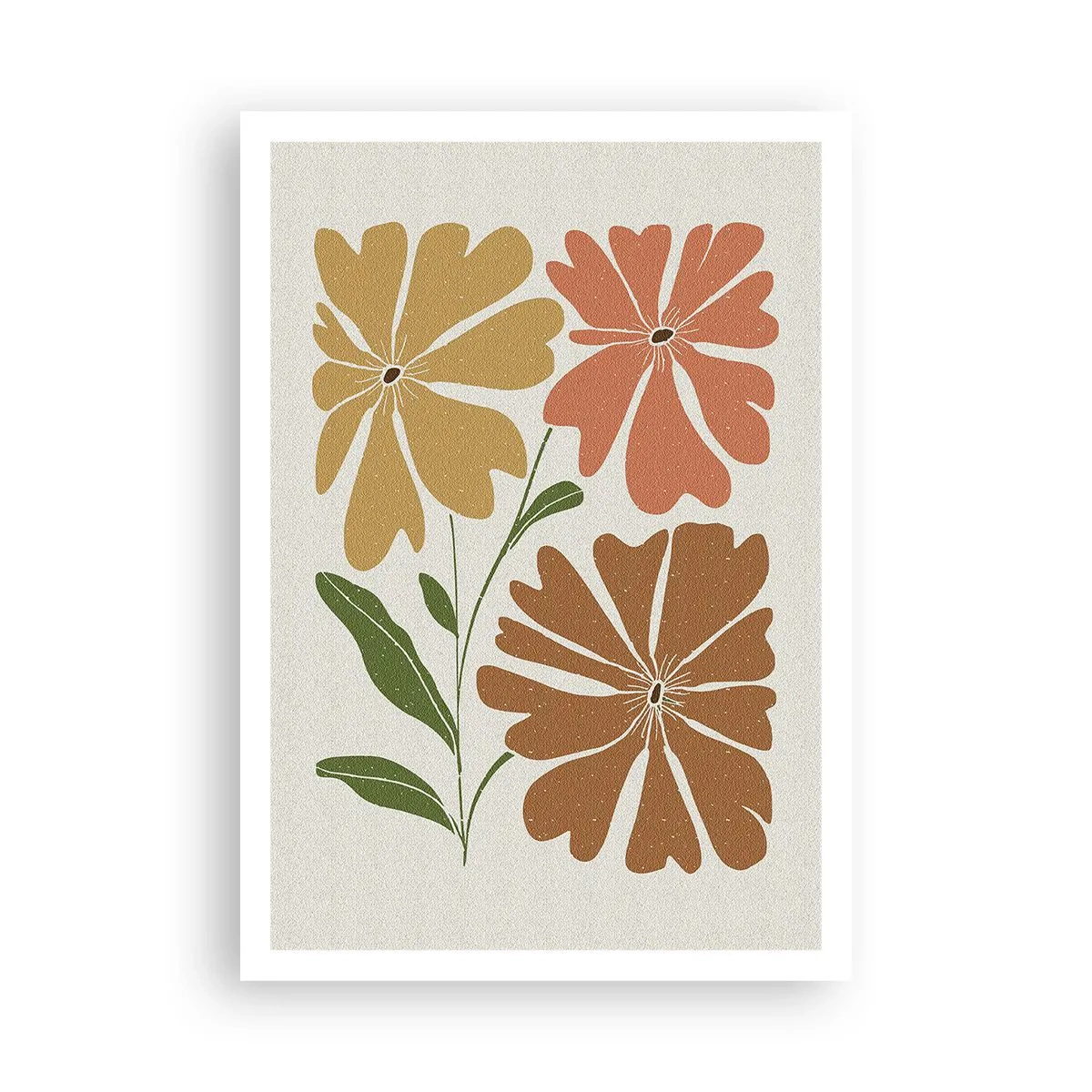 Poster - Natură și geometrie - 70x100 cm