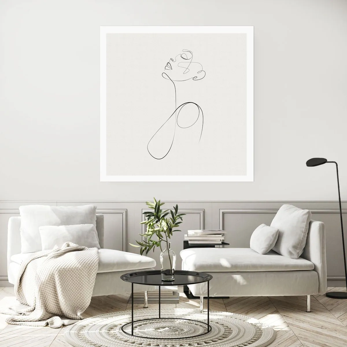 Poster - Încâlcită în vise - 60x60 cm